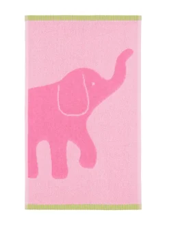 FINLAYSON KÄSIPYYHE ELEFANTTI VAPAA 30X50CM PINKKI/VIHREÄ