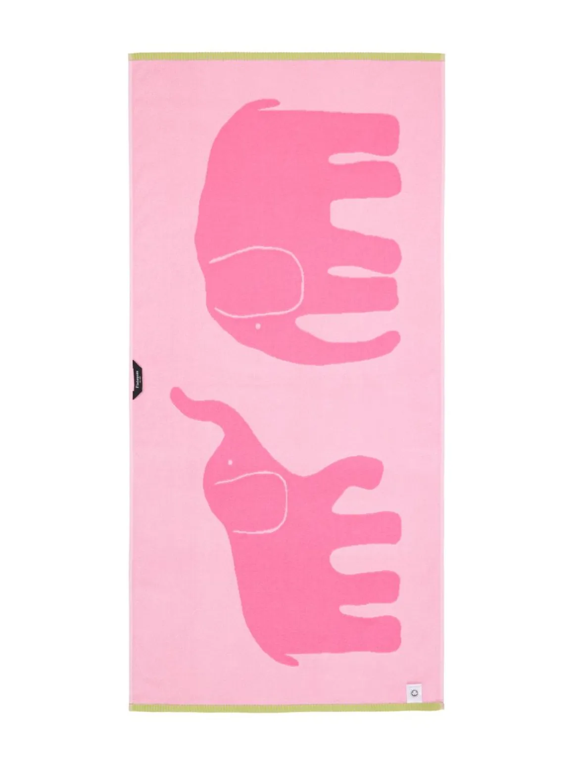 FINLAYSON KYLPYPYYHE ELEFANTTI VAPAA 70X150CM PINKKI/VIHREÄ