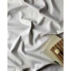 FINLAYSON SATIINILAKANA HARMAA 180X270CM GOTS