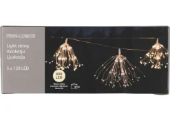 FINNLUMOR LED-VALOKETJU SÄDEHTIVÄ TÄHTI 5 X120 LED