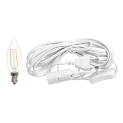 FINNLUMOR JOHTOSARJA KATKAISIJALLA 5 M E14 LED-LAMPULLA
