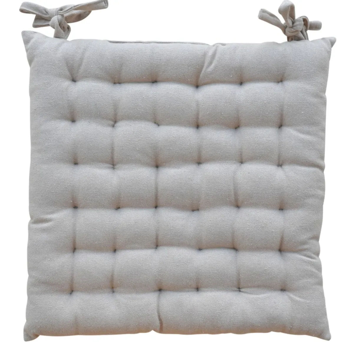 FINNMARI ISTUINPEHMUSTE 40X40CM BEIGE PUUVILLA