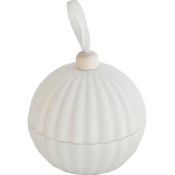FINNMARI KERAAMINEN PALLOKYNTTILÄ 13X13X12 CM VAAL.BEIGE