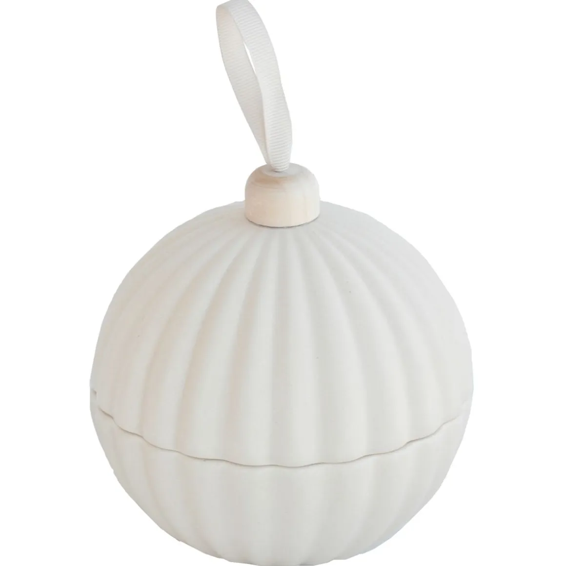 FINNMARI KERAAMINEN PALLOKYNTTILÄ 13X13X12 CM VAAL.BEIGE