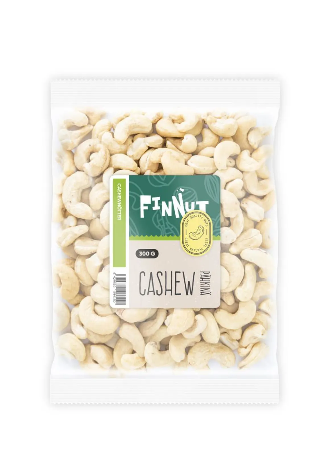 FINNUT CASHEWPÄHKINÄ 500 G
