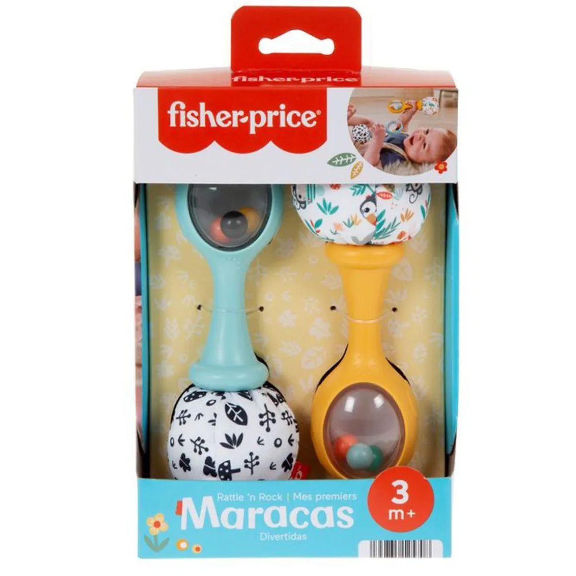 FISHER-PRICE SHAKE & RATTLE MARAKASSI HMF34