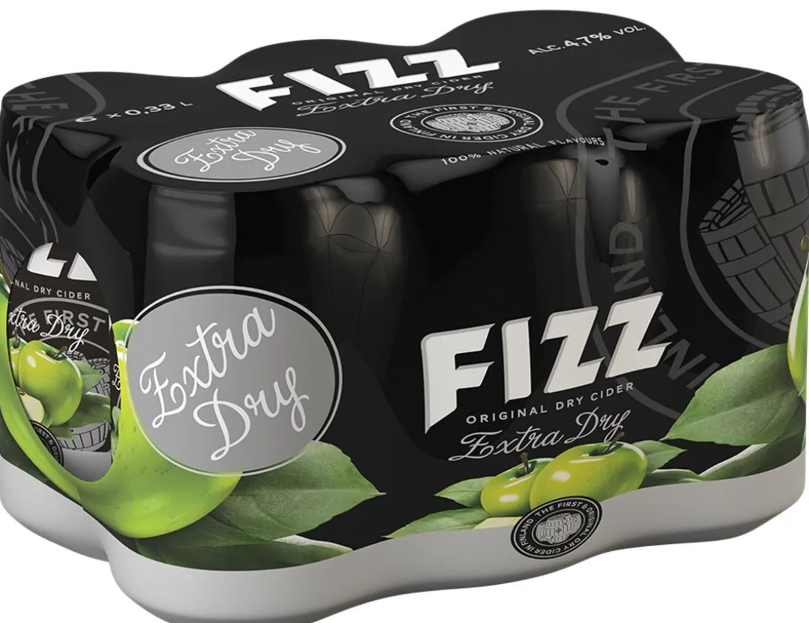 FIZZ EXTRA DRY 4,7% 0,33 TLK 6-PACK 1,98 L