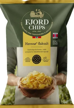 FJORDCHIPS PERUNALASTUT HAVSNØ-MERISUOLALLA 150 G