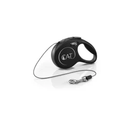 FLEXI CLASSIC CAT MUSTA XS 3M PYÖRÖPUNOS