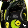 FLEXI NEW CLASSIC NEON NAUHA S 5M MUSTA-NEON