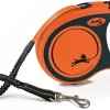 FLEXI XTREME MUSTA-ORANSSI L 5M NAUHA