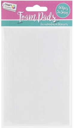 FOAMTEIPPIPALAT, 5X5MM, 600 KPL