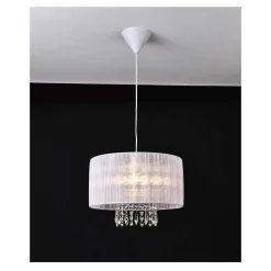 FOCUSLIGHT RIIPPUVALAISIN MAIRA 35 CM VALKOINEN