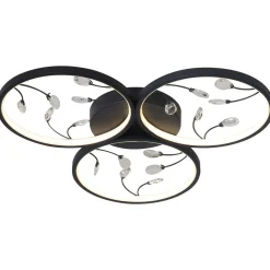 FOCUSLIGHT RINGS KATTOVALAISIN 62 CM MUSTA