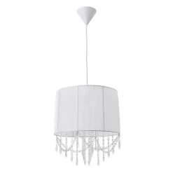 FOCUSLIGHT RIIPPUVALAISIN MALIN 37 CM VALKOINEN