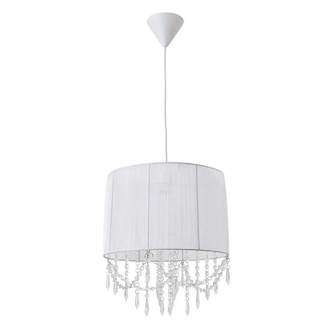 FOCUSLIGHT RIIPPUVALAISIN MALIN 37 CM VALKOINEN