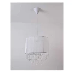 FOCUSLIGHT RIIPPUVALAISIN MALIN 37 CM VALKOINEN