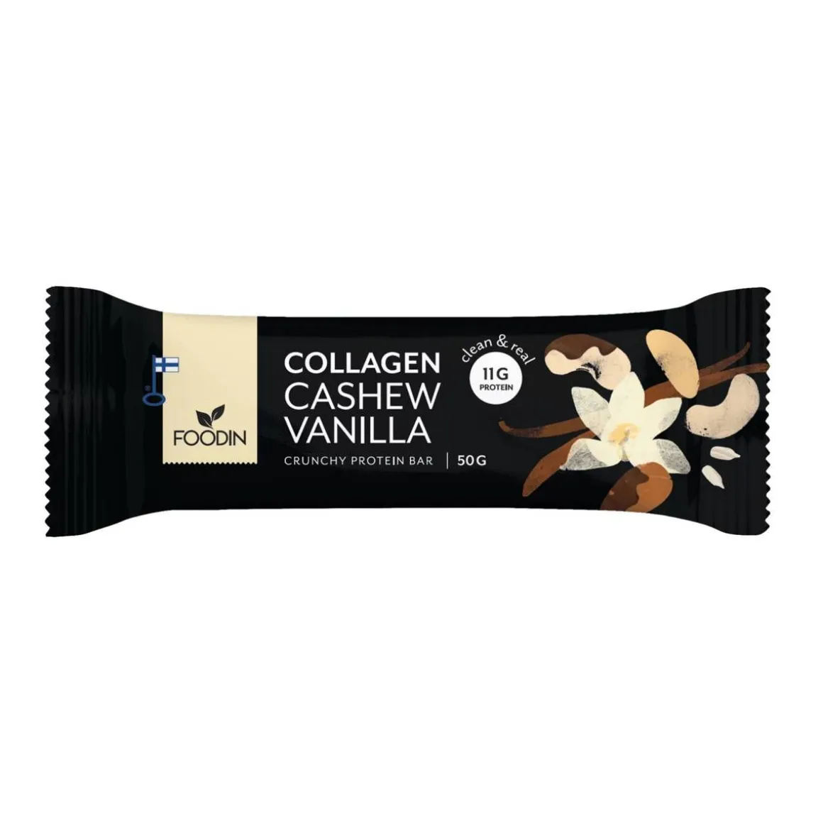 FOODIN COLLAGEN PROTEIN BAR CASHEW VANILLA 50 G
