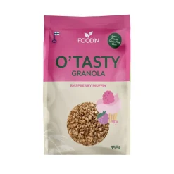 FOODIN O`TASTY KAURAGRANOLA RASPBERRY MUFFIN 350 G