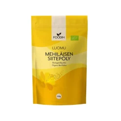FOODIN MEHILÄISEN SIITEPÖLY LUOMU RAAKA 100 G