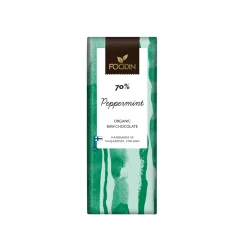 FOODIN RAAKASUKLAA PEPPERMINT 70% LUOMU 40 G