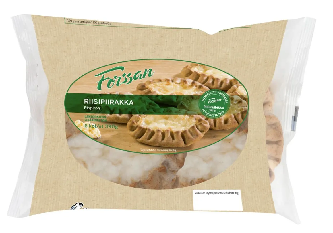 FORSSAN RIISIPIIRAKKA 6KPL 390 G
