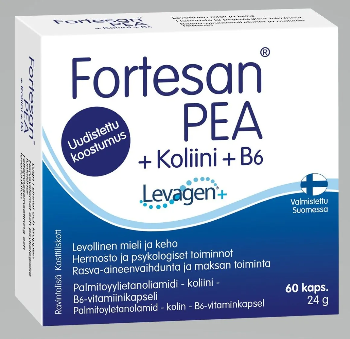 FORTESAN PEA + KOLIINI + B6 60 KPL