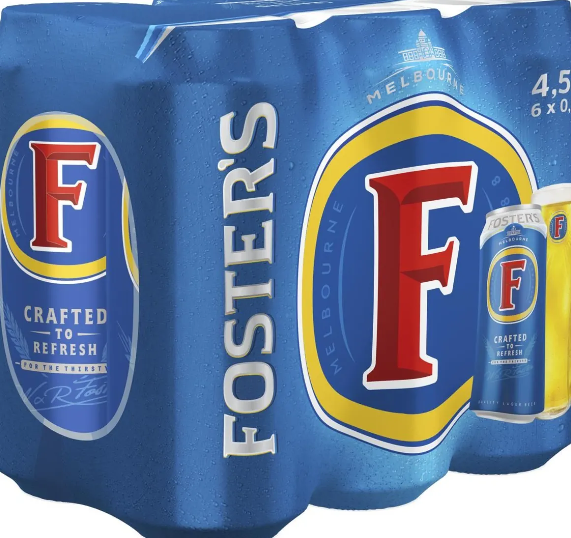 FOSTER'S 4,5% 0,5 TLK 6-PACK 3 L