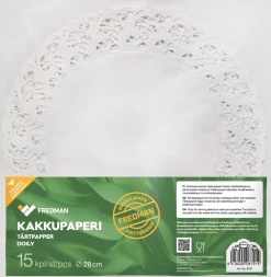 FREDMAN KAKKUPAPERI 28CM 15KPL