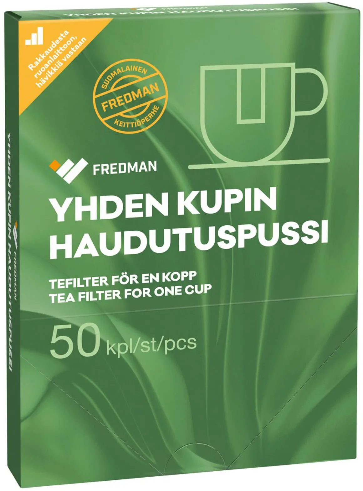 FREDMAN TEENHAUDUTUSPUSSI YHDELLE KUPILLE 50KPL