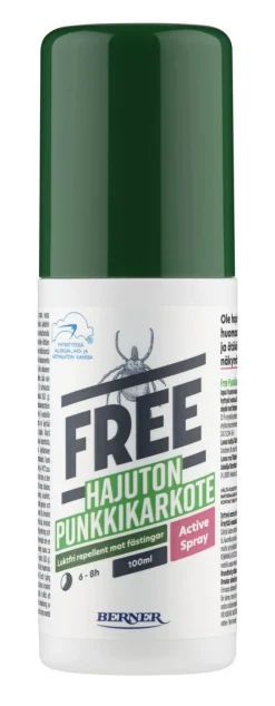 FREE KARKOTE ACTIVE SPRAY PUNKKI 100 ML
