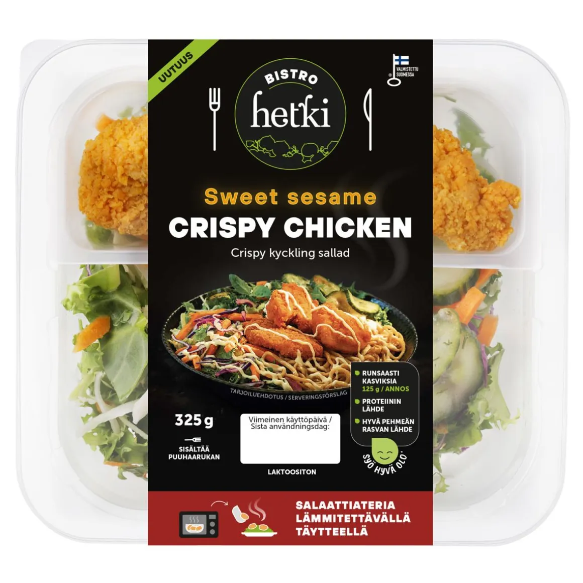 FRESH HETKI BISTRO CRISPY MIKROATERIA CHICKEN SWEETY SESAME 3
