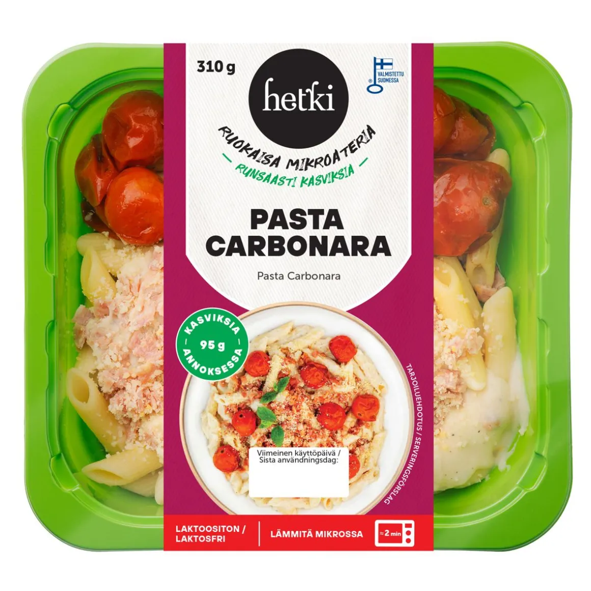 FRESH HETKI RUOKAISA PASTA CARBONARA 310 G