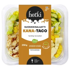 FRESH LOUNASHETKI KANA-TACOSALAATTI 250 G