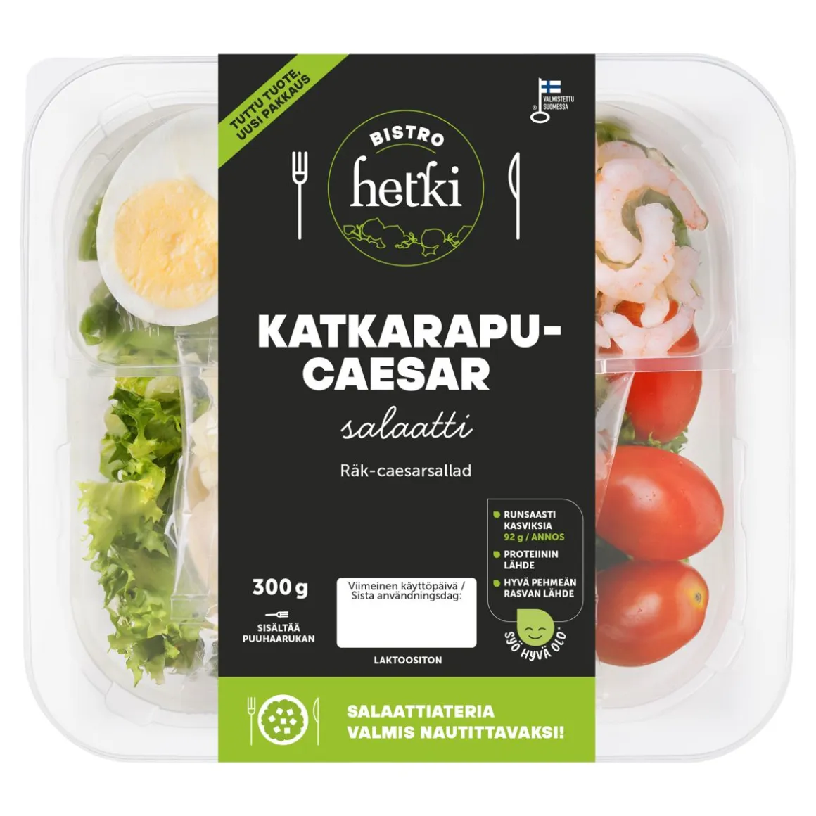 FRESH HETKI BISTRO SALAATTI KATKARAPU-CAESAR 300 G