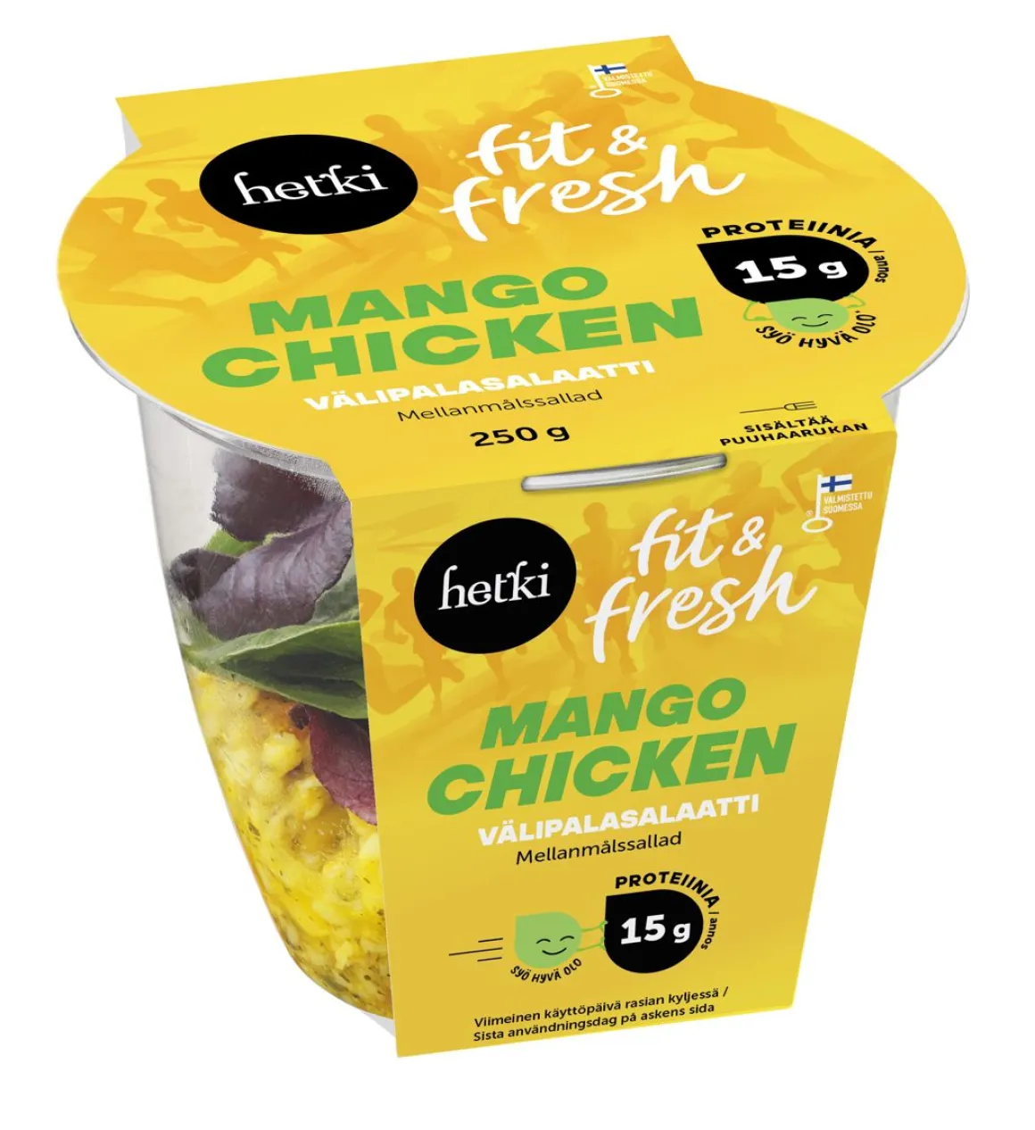 FRESH HETKI FIT & FRESH VÄLIPALASALAATTI MANGO CHICKEN 250