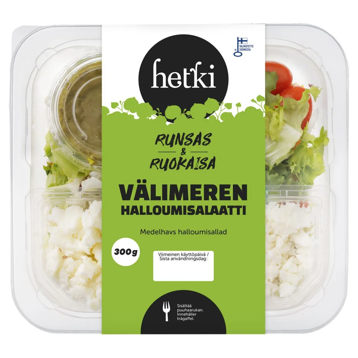 FRESH HETKI RUOKAISA VÄLIMEREN HALLOUMISALAATTI 300 G