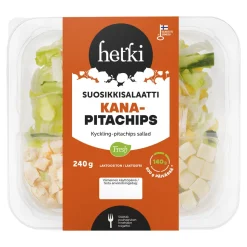 FRESH HETKI SUOSIKKISALAATTI KANA-PITACHIPS 240 G