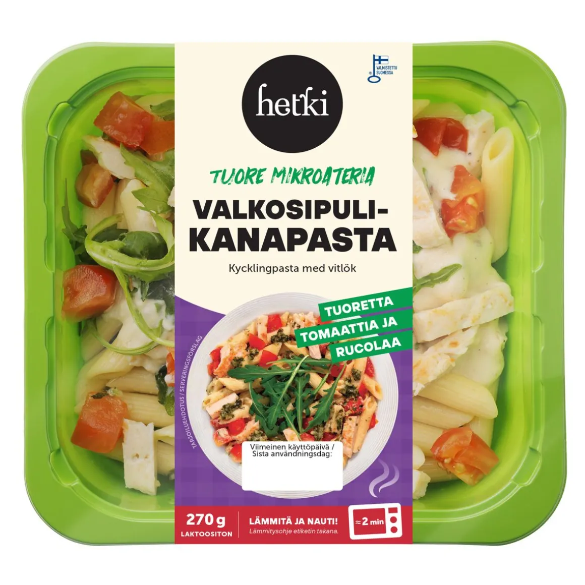 FRESH HETKI TUORE MIKROATERIA VALKOSIPULI-KANAPASTA 270 G