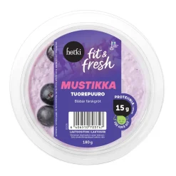 FRESH HETKI TUOREPUURO MUSTIKKA 180 G