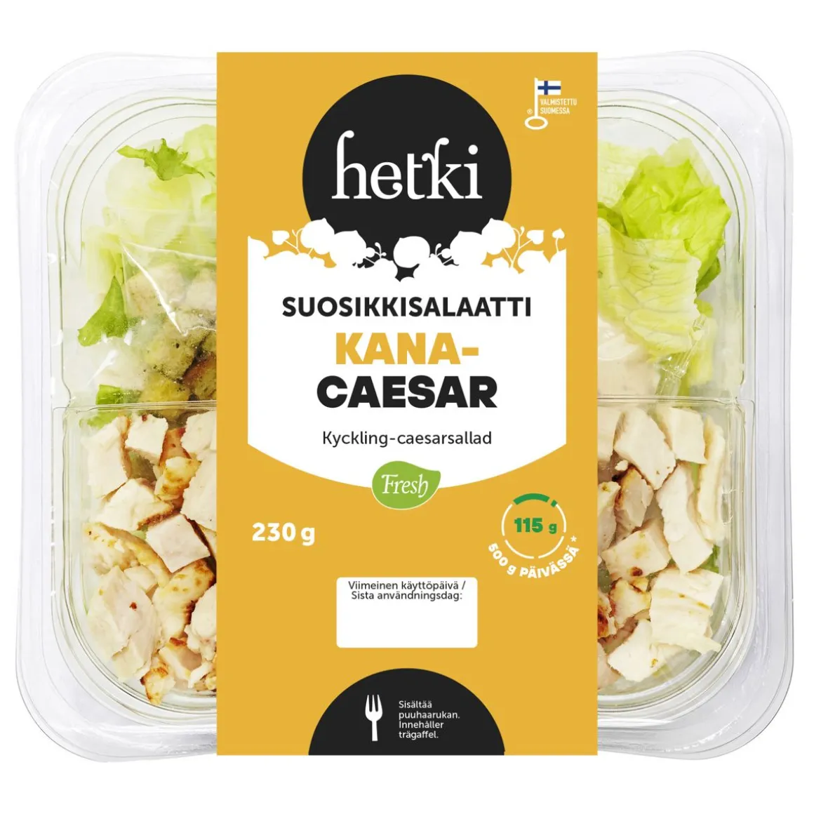 FRESH LOUNASHETKI KANA-CAESARSALAATTI 230 G