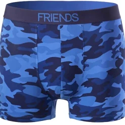 FRIENDS POIKIEN BOKSERIT 158-164 CAMO SININEN
