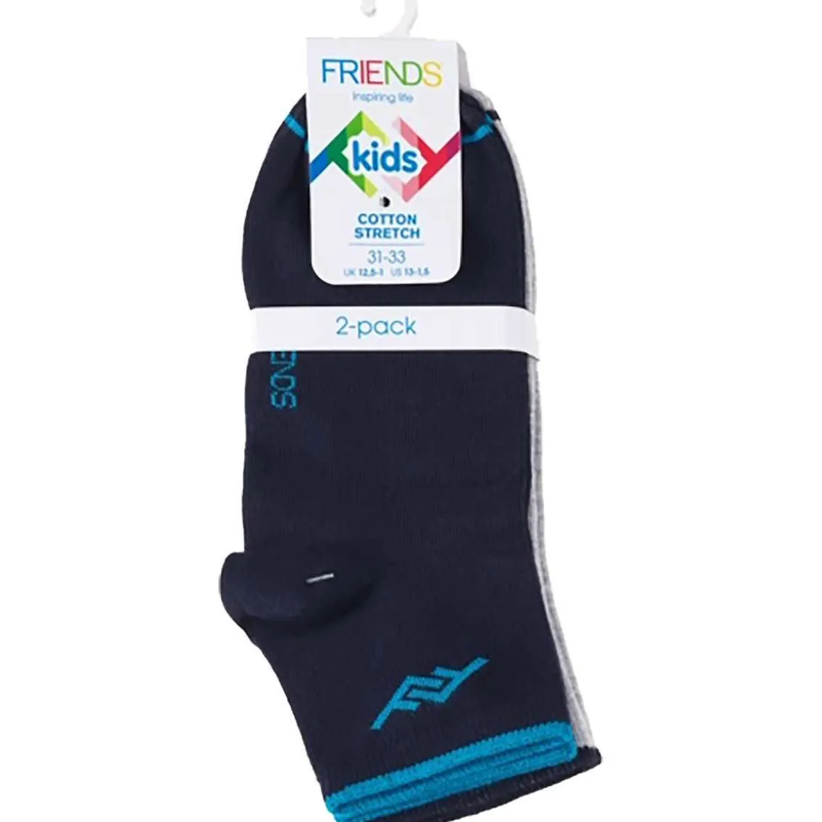 FRIENDS POIKIEN SUKAT VARRETON 2-PACK 28-30 T.SININEN/HARMAA