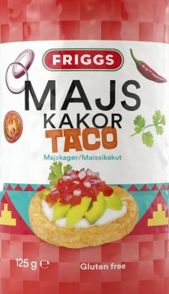 FRIGGS MAISSIKAKKU TACO GLUTEENITON 125 G