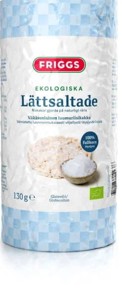 FRIGGS RIISIKAKKU, VÄHÄSUOLAINEN LUOMU 130 G
