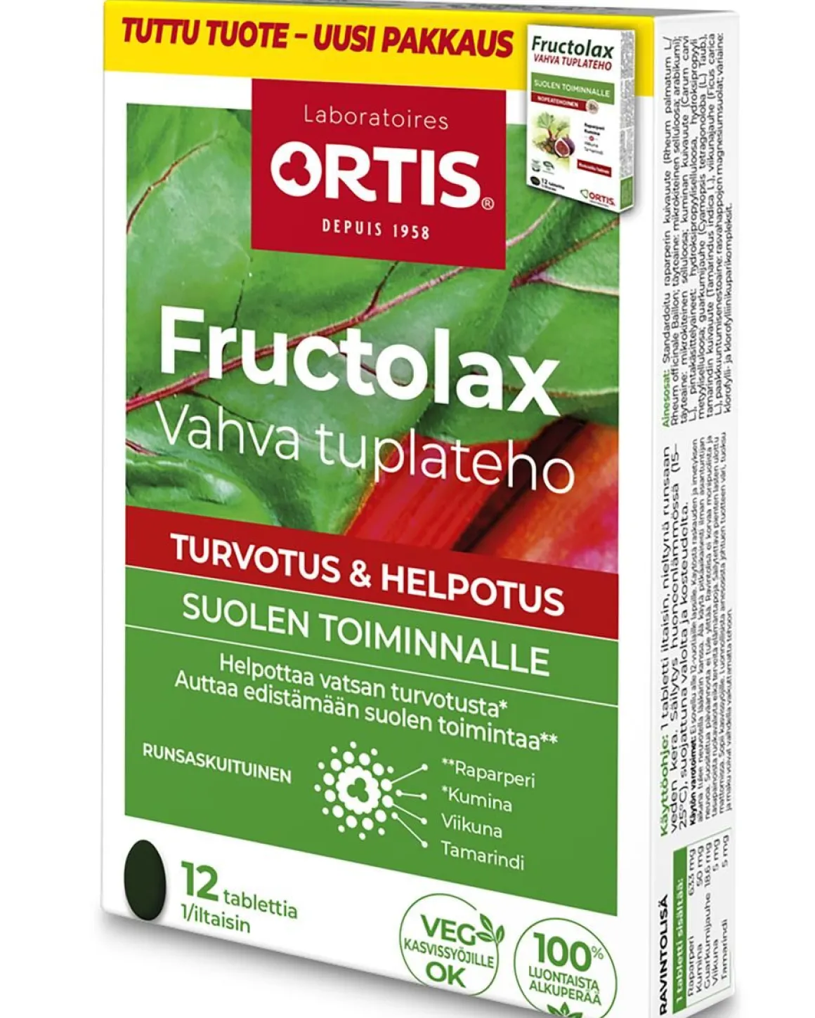 FRUCTOLAX VAHVA TUPLATEHO TBL 12 KPL