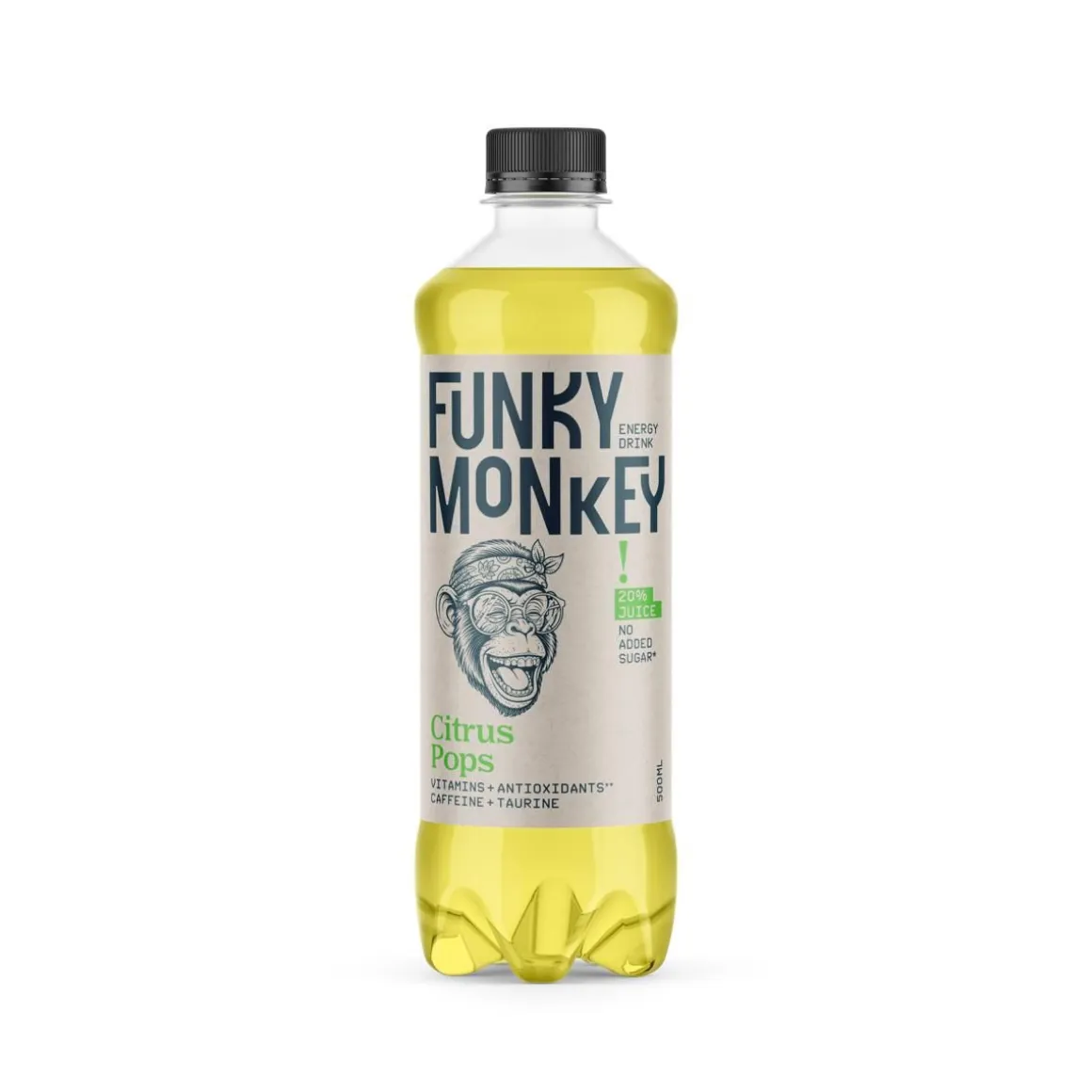 FUNKY MONKEY ENERGIAJUOMA CITRUS POPS KMP 500 ML