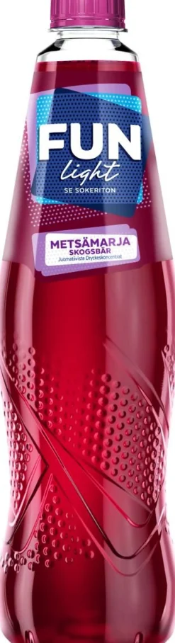 FUN LIGHT METSÄMARJANMAKUINEN JUOMATIIVISTE 1 L