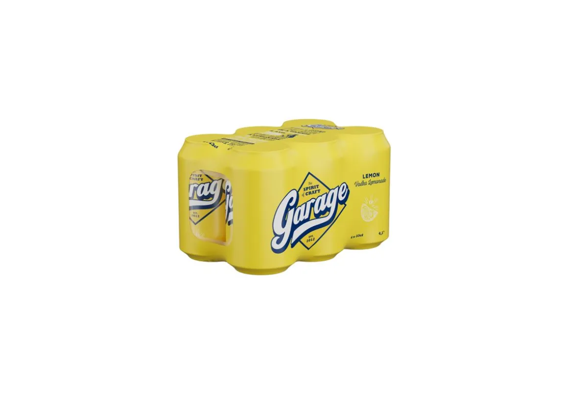GARAGE VODKA LEMONADE 4,1% LEMON 0,33 TLK 6-PACK 1,98 L