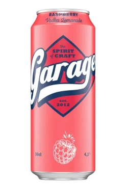 GARAGE VODKA LEMONADE 4,1% RASPBERRY TLK 500 ML